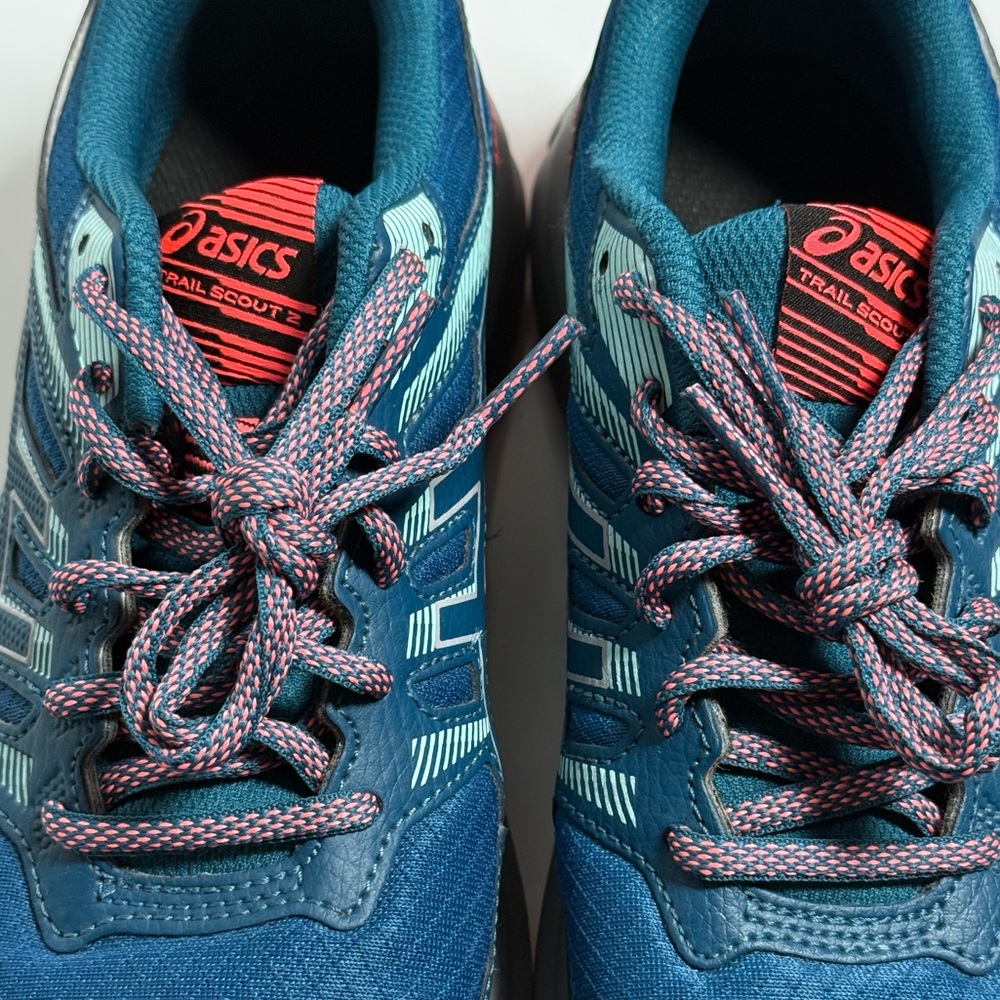ASICS Women's Trail Scout 2 Running Shoes Size 8.5 in DEEP SEA Teal - Picture 3 of 5